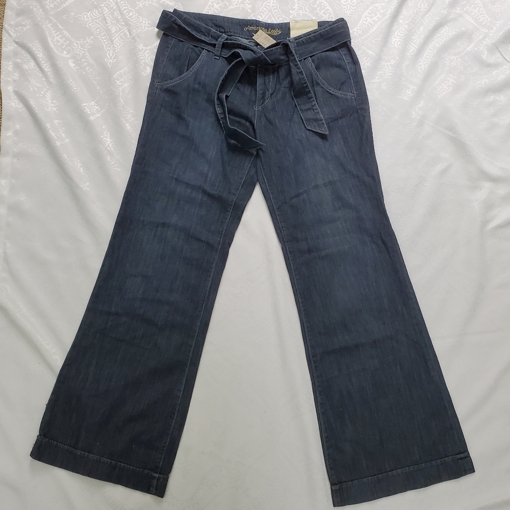 NWT American Eagle Trouser |  Denim  | 12 ( But more like a 10)